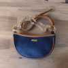 Denim Dancer Crescent Crossbody Handbag For Women – Indigo #DC-Indigo-01 - Image 3