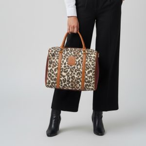 Women’s Denim Tiger Print Duffle Bag – Trendy & Durable Denim Duffle Bag Price in Bangladesh